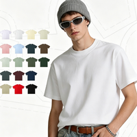 T-shirt décontracté unisexe à manches courtes et col rond, coupe ample, en coton peigné 230 g, personnalisable avec logo, idéal pour l'été
