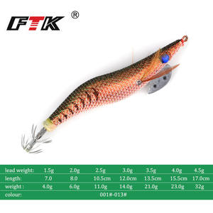 Señuelos de Pesca de Calamar de Madera Luminosos de Alta Calidad, 4g-32g, Egi Seawood <span class=keywords><strong>Yozuri</strong></span>, Venta al por Mayor para Pesca de Calamar en Agua Salada - Product Image 2