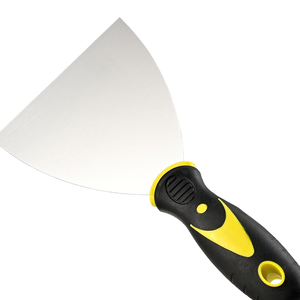 Spatola Industriale Fai-da-Te in Acciaio Inox con Impugnatura Comoda, Utensile per Pittura e Cartongesso, Varie Dimensioni, Raschietto per Edilizia - Product Image 3