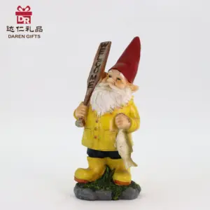 Garden Statues Figurines Fashion Welcome Sign Gnome Outdoor Decoration Resin Dwarf Crafts Garden Ornaments