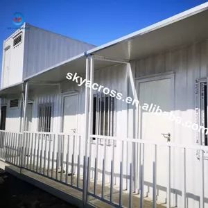 Flat Pack tiny modular home Portable prefab foldable container house cheap prefab Living container home warehouse