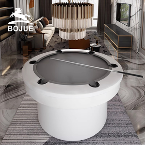 Dongguan Nhà cung cấp phong cách đơn giản vòng tròn 7-đến 9-chân đa chức năng Bar hồ bơi Bàn Bi da & bàn bi-a chân gỗ rắn - Product Image 6