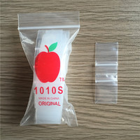 Sacs à fermeture éclair miniatures sur mesure 1212 1515 2020 de l'usine chinoise – Petits sacs en plastique à fermeture éclair de marque Apple