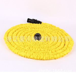 สายยางรดน้ำสีเหลืองแบบขยายได้ 75 ฟุต ทนแรงดันสูง สำหรับใช้งานกลางแจ้ง - Product Image 1