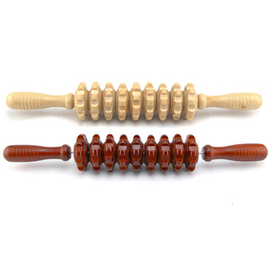 Proveedor de fábrica, productos de masajeador de bambú natural, herramientas de masaje de terapia de madera, rodillos de masaje de herramientas de madera - Product Image 2