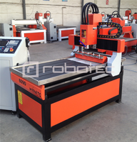 Mini routeur/fraiseuse/machine de découpe de bois ATC de haute précision pour meubles/armoires, machine de gravure sur bois 3D 6090 pour statues