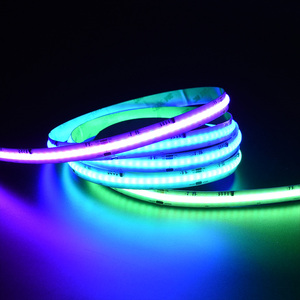 Dynamic RGB RGBIC <b>Led</b> Strip COB IP67 IP65 IP20 Colorful <b>12V</b> 24V 630Led/chip 12mm 8W/M 11W/M Dmx <b>Led</b> Strip For Commercial Decor - Product Image 1