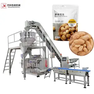 pouch filling machine nuts packaging Granule Nuts Peanuts Food Pre-Made Pouch Zipper Stand-up Pouch Packing Machine
