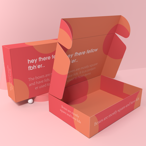 Set di Scatole Postali Ondulate Personalizzate Rosa Rosse con Stampa <span class=keywords><strong>Postino</strong></span> per Imballaggio Scarpe e Abbigliamento, Realizzate in Cartone con Logo Incluso - Product Image 6