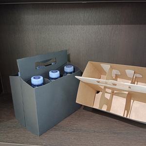 Lot de 6 porte-bouteilles porte-gobelet en carton kraft 12 oz. Porte-bouteille de bière ou de vin pour un <span class=keywords><strong>transport</strong></span> sûr et facile - Product Image 5