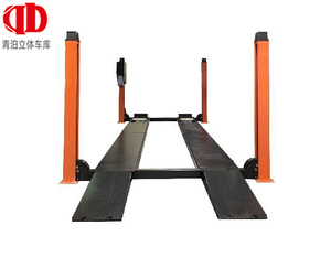 Élévateur de stationnement vertical portable à quatre poteaux pour voitures, à double vérin hydraulique, 3T (6000lbs), <span class=keywords><strong>prix</strong></span> usine - Product Image 4