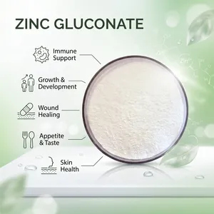 สารปรุงแต่งอาหารสังกะสี gluconate วัตถุดิบอาหารกลูโคสในอุตสาหกรรมจัดหาสังกะสี gluconate - Product Image 1