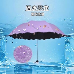Parapluies publicitaires modernes en PVC avec logo imprimé, changeant de couleur, protection solaire, cadeaux promotionnels - Product Image 5