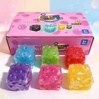 Jouets sensoriels Slushy Crunchy Cheese Squishy, doux, non-rétractables, anti-stress, pour fêtes, vente en gros
