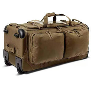 Bolsa con ruedas de camuflaje táctica supergrande personalizada al por mayor, bolsa con ruedas extragrande con cierre de cremallera para uso en exteriores - Product Image 3