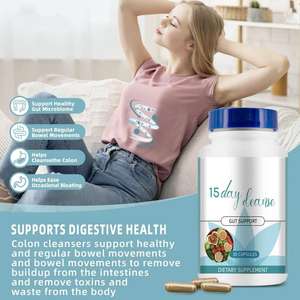 Envío desde Almacén en EE. UU., Limpieza de 15 Días, Apoyo para <span class=keywords><strong>el</strong></span> Colon y la Intestinación, Limpieza Intestinal Avanzada, Desintoxicación, Ayuda a la Limpieza Intestinal y del Colon - Product Image 3