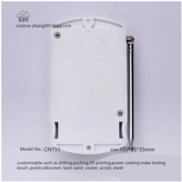 Geomagnetik perumahan induksi plastik tahan air kandang elektronik IOT Project Casing CN151Plastic kandang 105*65*35mm