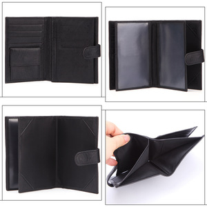 Nuovo Portafoglio da Uomo in Vera Pelle, Resistente e alla Moda, Porta Passaporto in Pelle Bovina, Multifunzione con Molteplici Scomparti per Carte, Popolare Porta Documenti - Product Image 2