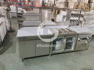 Mostrador para preparar té de burbujas, barra de agua para té de burbujas, mostrador de trabajo. - Product Image 5