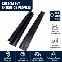 Profil en plastique personnalisable UPVC d'extrusion de profil pour le matériel de réfrigération