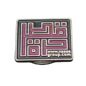 China Manufacturer Metal Silver Gold Plating Badge Custom Design Souvenir National Day Lapel Pin for Qatar