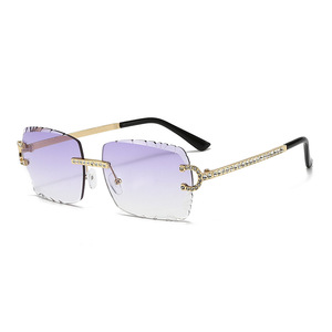 ไทโย ABB0351 แว่นกันแดดทรงสี่เหลี่ยมไร้ขอบสำหรับทุกเพศ เลนส์พีซี ป้องกันรังสียูวี 400 ระดับ 2 แว่นกันแดดสีดำ - Product Image 1