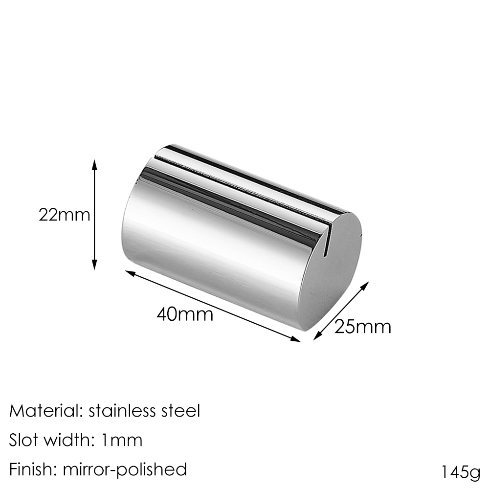 Miroir argent-semi cylindre-25.22