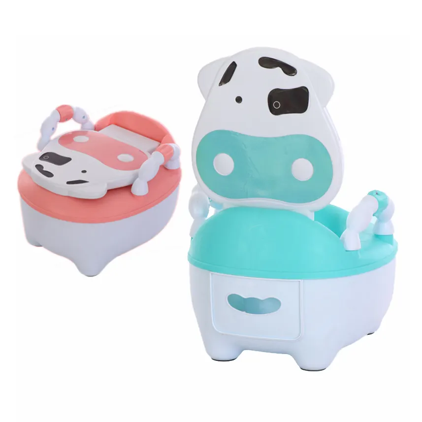 wholesale foldable Baby potty training toilet with Drawer type bedpan Easy to clean