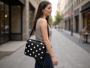 Borsa a tracolla da donna in plastica da 7 pollici, impermeabile, alla moda, per tutte le stagioni - Product Image 2