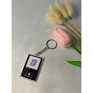 GANTUNGAN KUNCI INISIAL / GANCI <span class=keywords><strong>SPOTIFY</strong></span>/LLAVERO PERSONALIZADO HURUF TERMURAH - Product Image 5