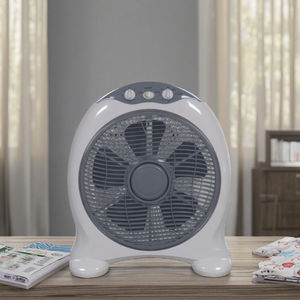 CE Certified 12 Inch 3-Speed Mini <strong>Box</strong> <strong>Fan</strong> Quiet Plastic Desk <strong>Fan</strong> with Knob Control for Office Home Car Use Outdoor Friendly - Product Image 3