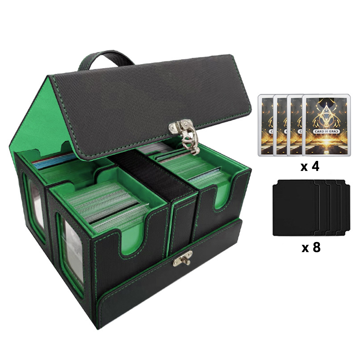 Interior negro+verde