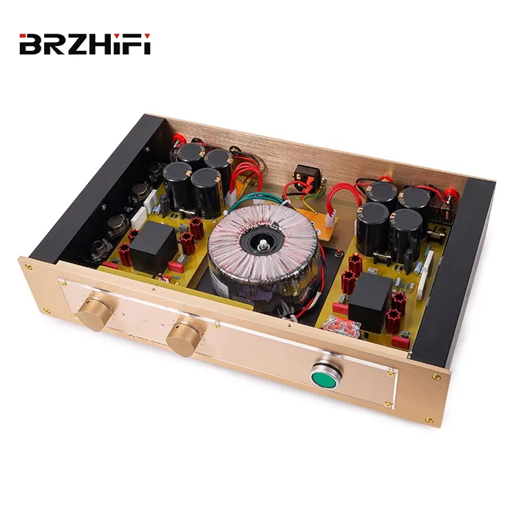 Brzhifi acústico fm fm300a, acústico original 99.9% clone, áudio famoso, amplificador estéreo hi-fi com 2 canais amps