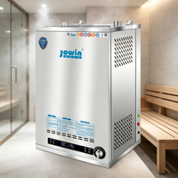 Générateur de vapeur au gaz JOWIN 70KW 400V personnalisé en acier inoxydable 304 pour salle de vapeur de centre de fitness, vapeur rapide, bien-être, spa