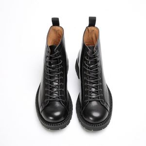 Bottes montantes pour hommes style britannique 2025 – Bottes de moto résistantes à l'usure à lacets pour l'automne et l'hiver - Product Image 6