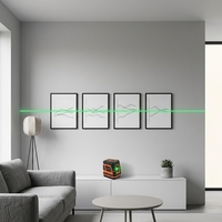 Niveau laser 3D professionnel Starline pour usage industriel et bricolage, 16 lignes autonivelantes, croix verticale et horizontale, pointeur laser vert 50m DC