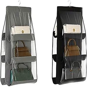 Borsa portaoggetti borsa 6 tasche più grandi <span class=keywords><strong>borse</strong></span> portaoggetti antipolvere <span class=keywords><strong>armadio</strong></span> <span class=keywords><strong>armadio</strong></span> borsa portaoggetti borsa appesa <span class=keywords><strong>armadio</strong></span> organizzatore - Product Image 1