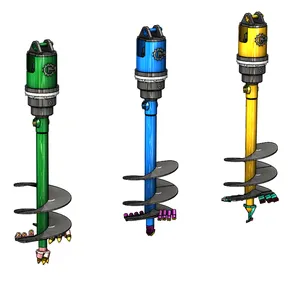 New Scene Home Use Pile Bucket Drill Earth Design Good Price Trucktor Pto Post Hole Digger S Auger