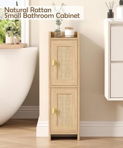 Meuble de salle de bain moderne et étroit, rangement <span class=keywords><strong>pour</strong></span> papier <span class=keywords><strong>toilette</strong></span>, organisateur d'angle <span class=keywords><strong>en</strong></span> <span class=keywords><strong>bois</strong></span> mince, étagère réglable à 4 niveaux <span class=keywords><strong>pour</strong></span> petits espaces - Product Image 3