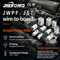 Konektor Kabel Nilon Tahan Air Otomotif Jiefond JST JWPF-Style 6A 2/3/4/6/8-Pin Male/Female Model JWPF-VSLE-S