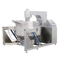 Agitateur planétaire automatique/Machines de fabrication de Halwa/bouilloire à enveloppe adaptée à la fabrication de sauces fraîches et de penderies à pizza