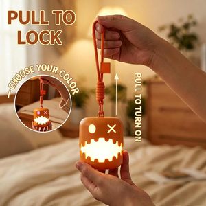 2026 Halloween Pumpkin Lantern LED Handheld Night <b>Light</b> Funny <b>Party</b> Decoration for Kids - Product Image 3