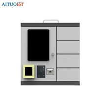 Casier intelligent miniature personnalisable en usine pour la livraison et le retrait de clés/téléphones avec tablette 10,1 pouces, casier intelligent pour clés