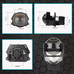 Lente LED de doble haz Gs68 de 55W, 30000Lm, 6000K, 12V, ajuste universal para actualización de faros de coche. - Product Image 2
