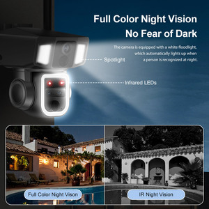 VISION - Sistema de Cámara de Seguridad WIFI y 4G para Exteriores de 4MP, Cámara Solar de Doble Lente, Cámara de Red CCTV con LS-MS3A 4K 10X O - Product Image 3