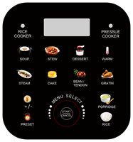 Cuisinière à pression électrique intelligente 6L avec écran LED, 20 fonctions en 1, cuve intérieure en acier inoxydable, économe en énergie, légère, pour la maison