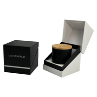 Boîtes en papier pour bougies parfumées de luxe, design unique personnalisé, boîte cadeau unique avec insert en éponge