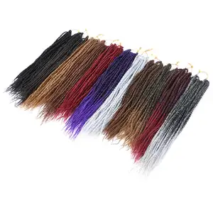 Heet Verkoop 14 Inch 30 Stands/Pack Crotchet Gevlochten 2x Doos Vlechten Synthetische Vlechten Hair Extensions Senegalese Twist Haar