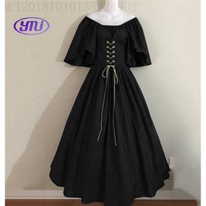 Costume médiéval Renaissance unisexe, kit de <span class=keywords><strong>cosplay</strong></span> de mariée vampire avec costumes et haut en polyester pour adultes - Product Image 6