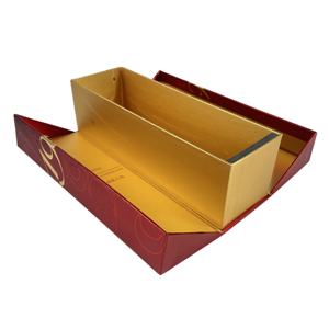 Boîte d'emballage De Champagne De luxe à rabat magnétique pour cadeau De vin - Product Image 2